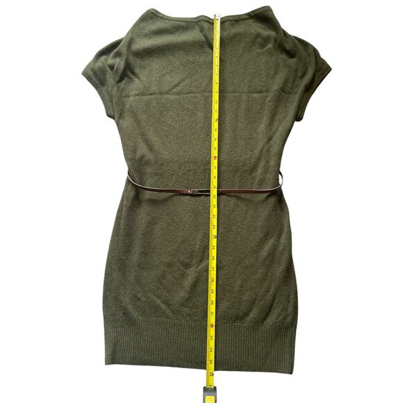 Chelsea & Theodore Womens Sweater Dress with Belt Size Large Wool/Cashmere - Picture 2 of 8